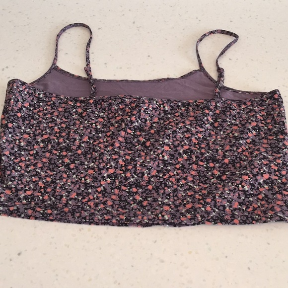 Juniors Strappy Crop Top Tank - Picture 2 of 2